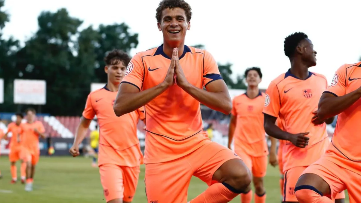 Abdelkarim y Álex González conducen al Barcelona a la final de la Copa de Campeones
