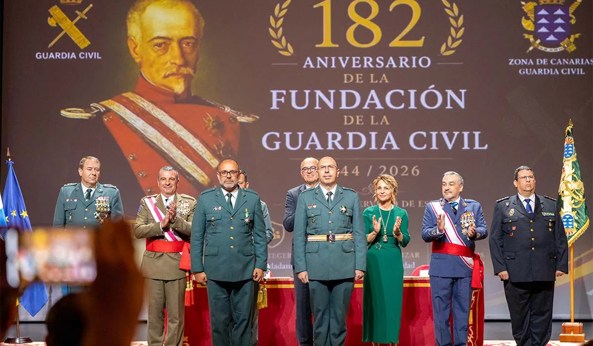 Adeje celebra 182 años de la Guardia Civil con reconocimiento a miembros y colaboradores
