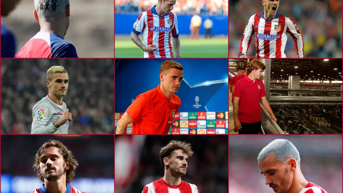 Antoine Griezmann y su evolución capilar: un repaso a sus estilos más icónicos