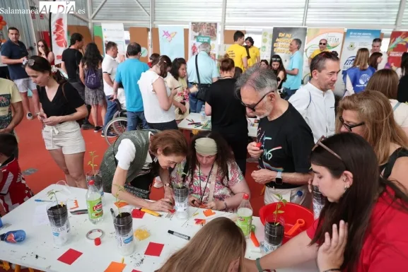 Salamanca impulsa el voluntariado con su primer Encuentro Lúdico en los huertos urbanos