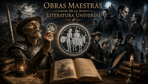 AsturMint lanza colección numismática inspirada en Don Quijote y la literatura universal