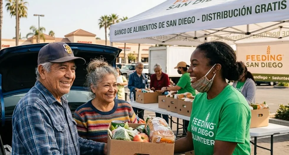 Distribución gratuita de alimentos en San Diego del 22 al 24 de mayo: lugares y horarios