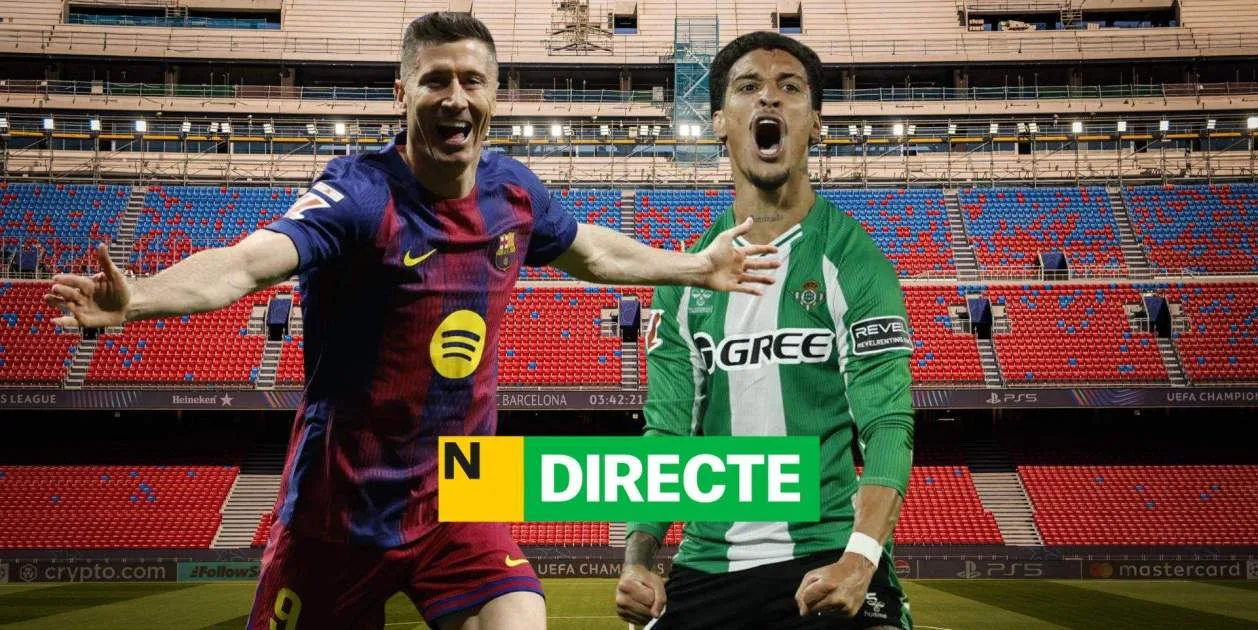 El Barça despide a Lewandowski en un partido sin presión en el Camp Nou