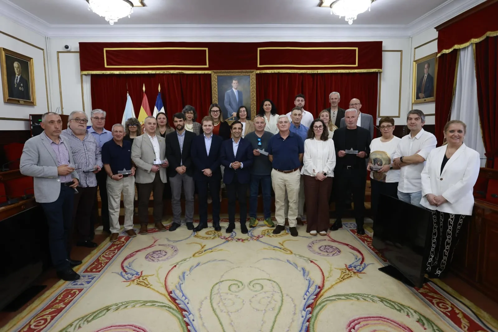 El Concello de Ferrol reconoce a los empleados jubilados en la festividad de Santa Rita