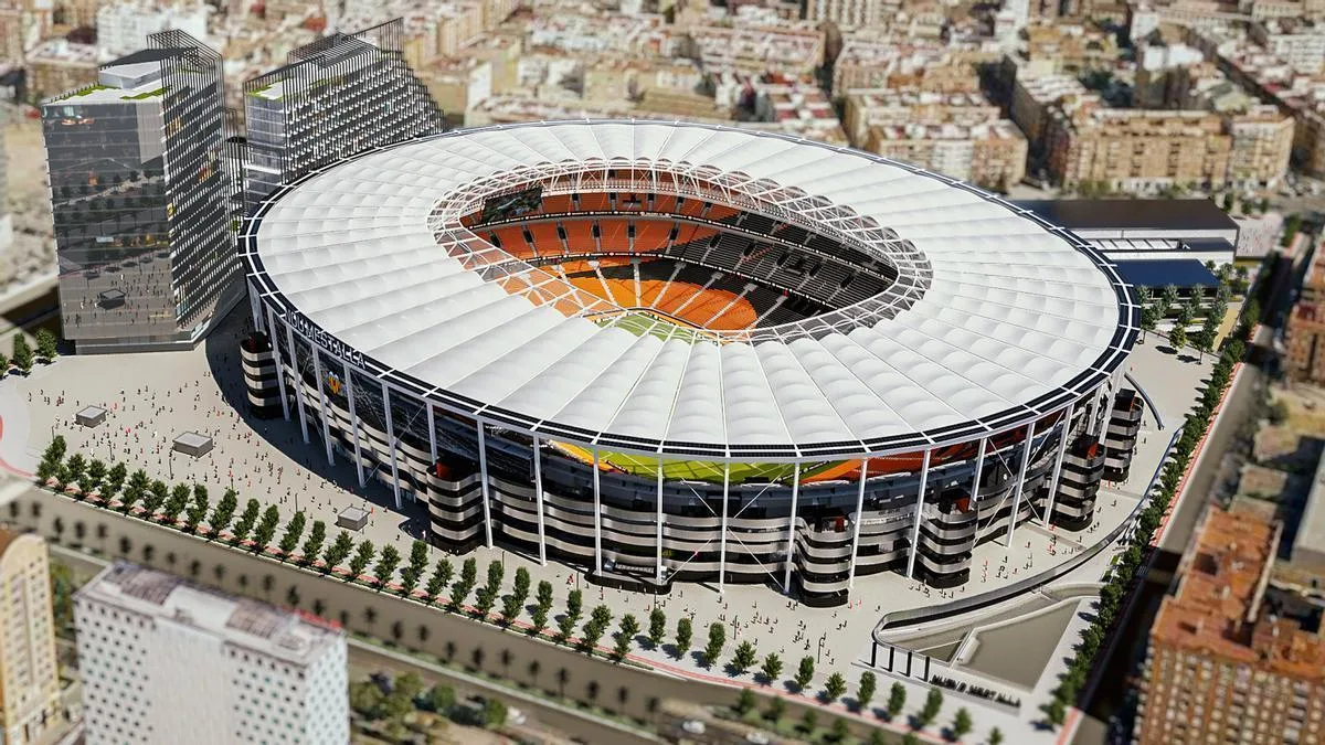 El Nou Mestalla integrará tecnología Wi-Fi 7 con Cisco para conectar a miles de usuarios