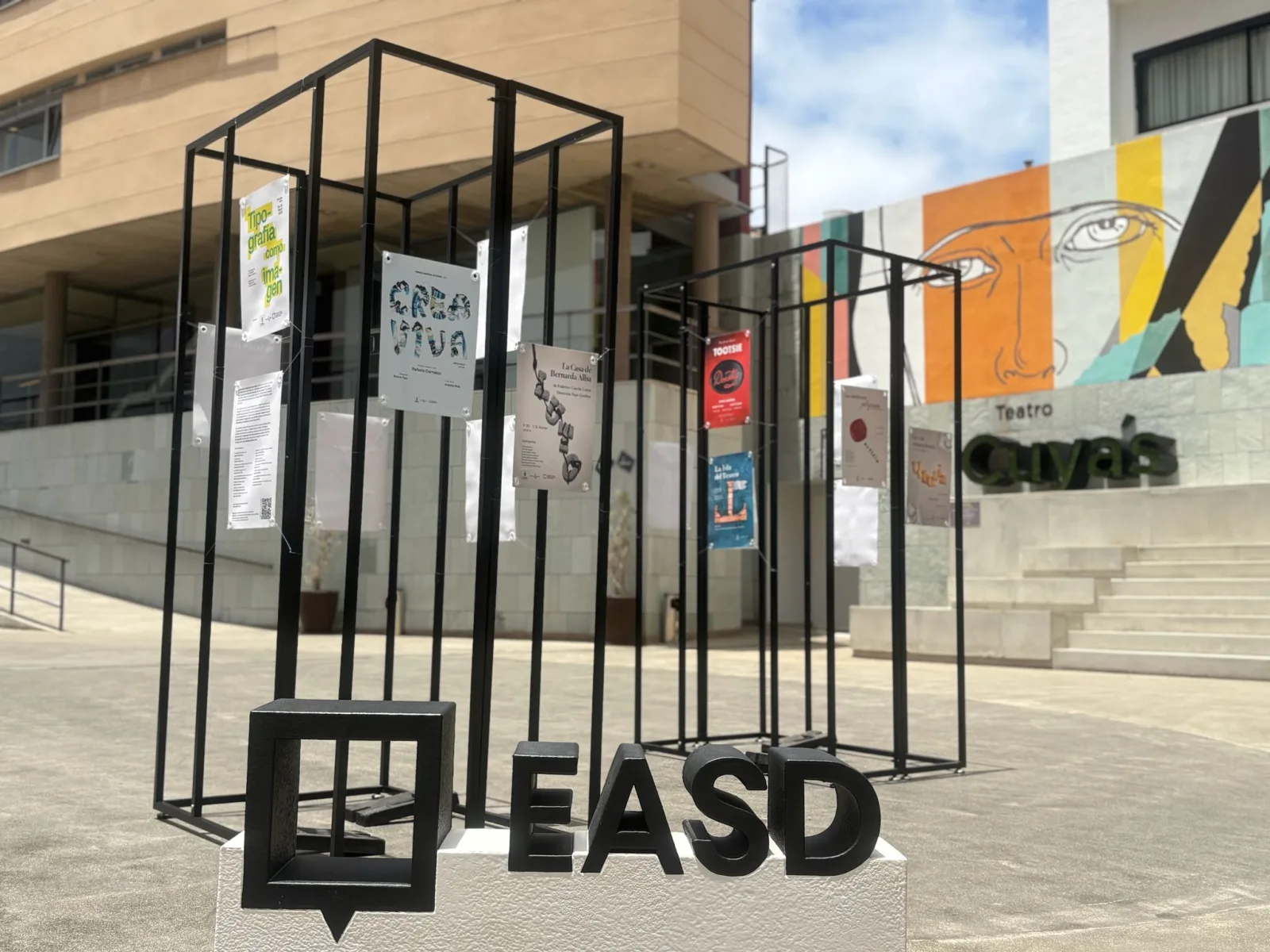 Exposición ‘Tipografía como imagen’ destaca el diseño gráfico en el Teatro Cuyás