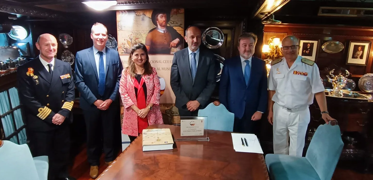 Homenaje en Saint-Malo a marinos franceses de la expedición Magallanes-Elcano y alianza con ICES