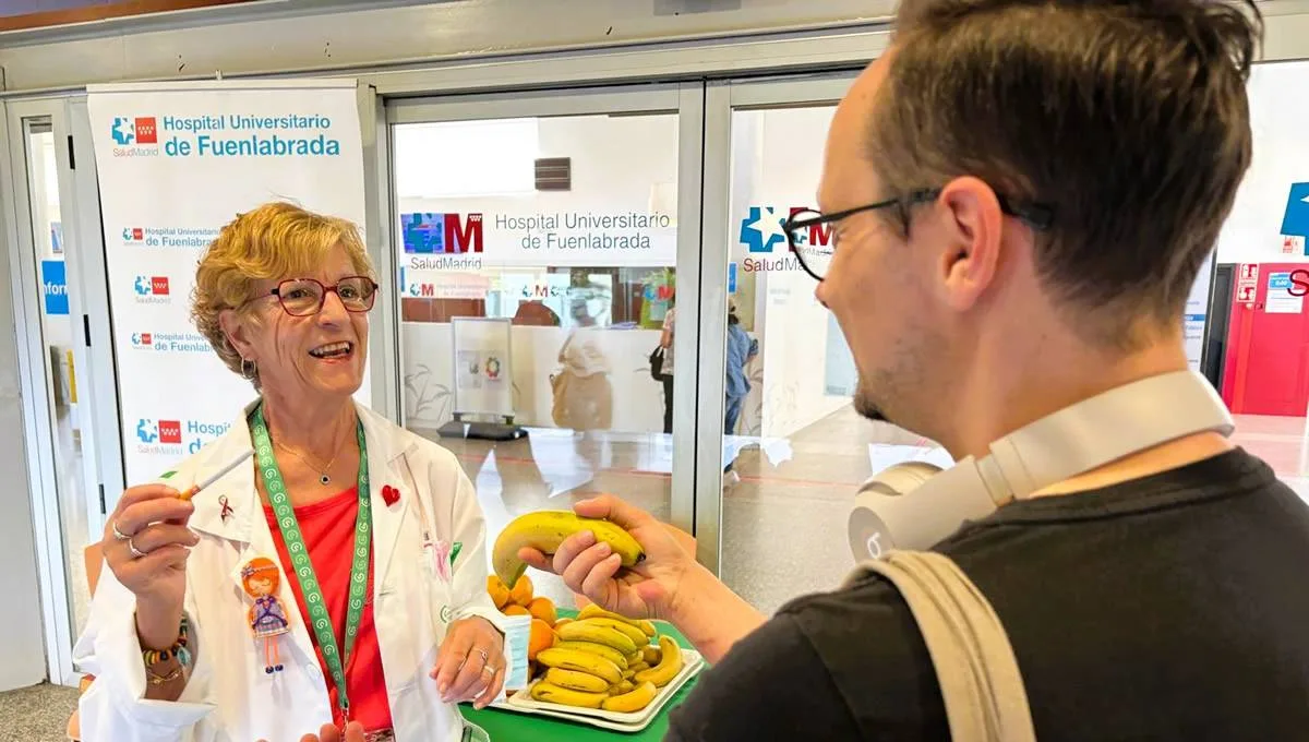 Hospital de Fuenlabrada promueve dejar de fumar y hábitos saludables
