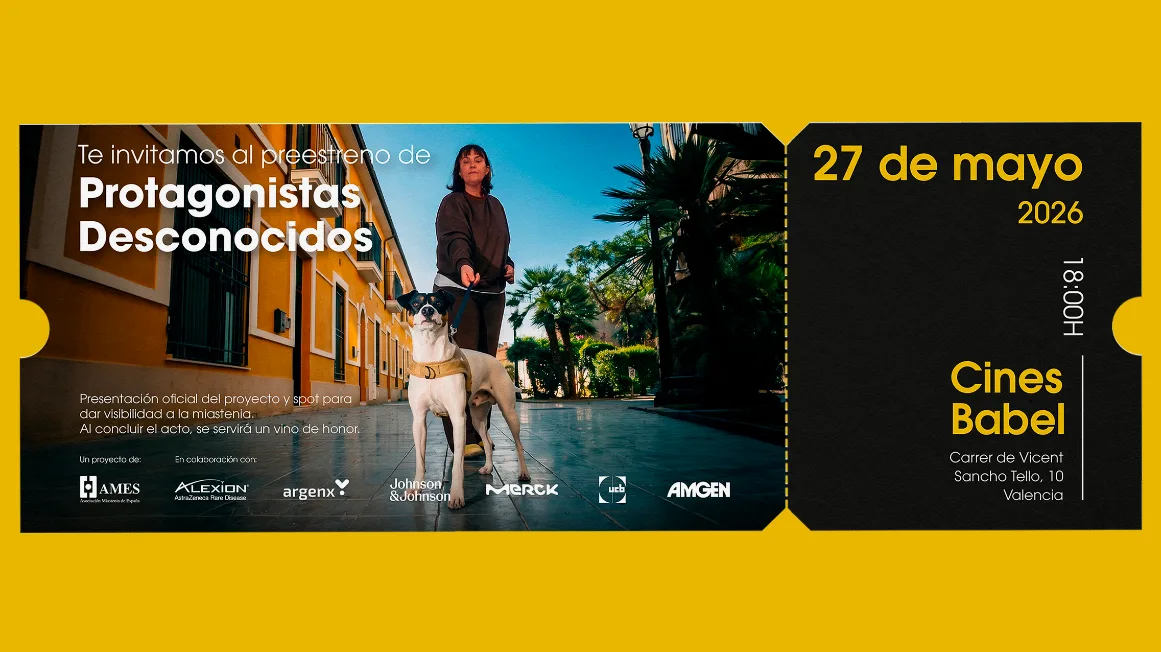 La Asociación Miastenia de España lanza campaña para visibilizar la enfermedad y sus afectados