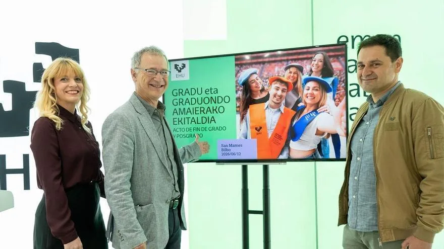 La EHU organiza un acto único de graduación para todo su alumnado en San Mamés