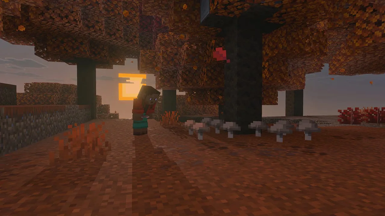 Minecraft presenta el bosque moteado, un bioma con ambiente otoñal y novedades