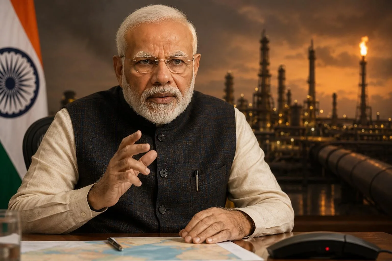 Modi impulsa medidas urgentes en India para contener el impacto del alza del petróleo