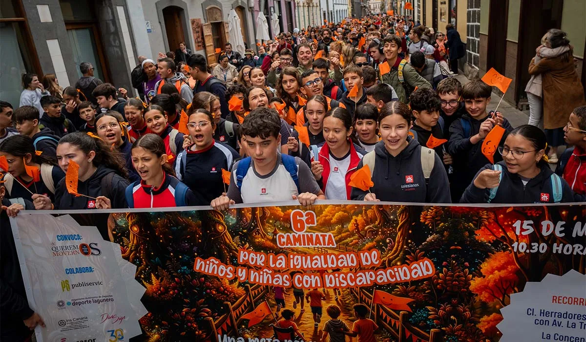 Niños con discapacidad exigen igualdad de derechos y oportunidades en La Laguna