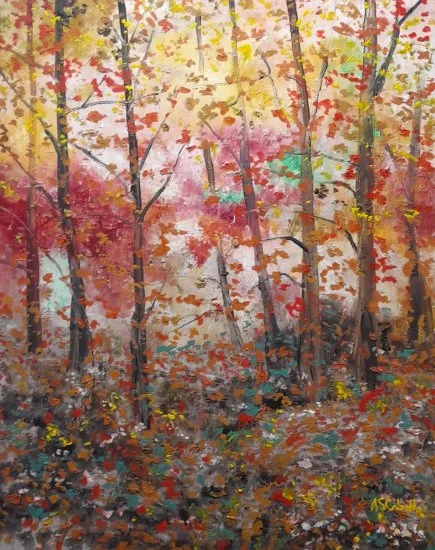 Obra única de Antonio Sánchez Cabello ofrece una mirada impresionista al bosque