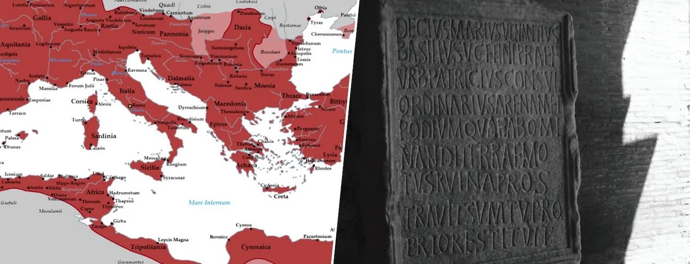 Un mapa digital reúne más de 7,000 cartas para mostrar el ocaso del Imperio Romano