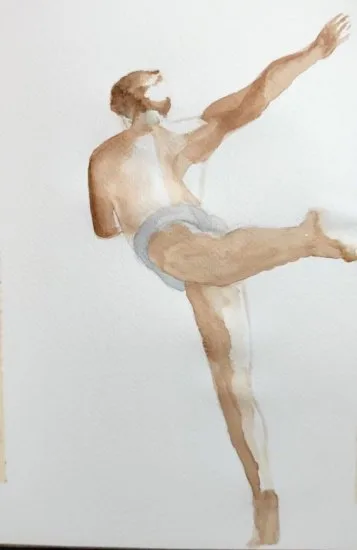 Acuarela original de Silvia Garcia Oliver disponible para adquirir en ARTEnet