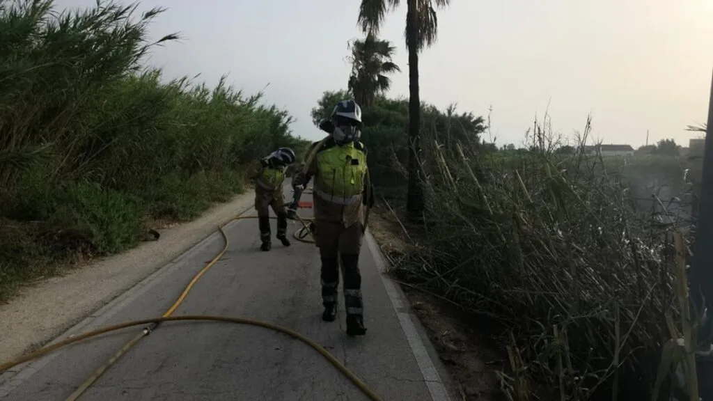 Amplio operativo combate incendios en La Arboleja y Rincón de Seca con apoyo aéreo y terrestre