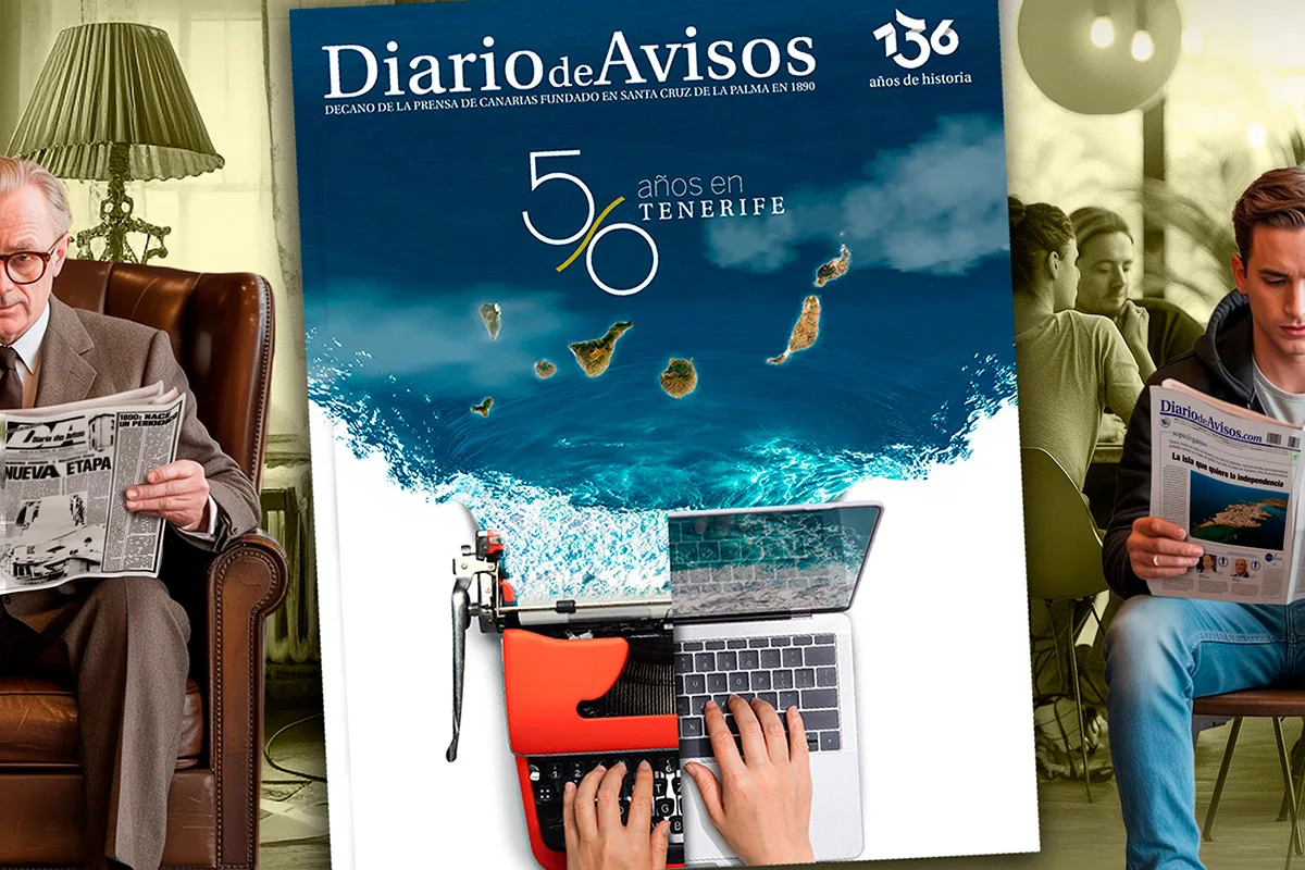 DIARIO DE AVISOS celebra 50 años en Tenerife con una edición especial gratuita