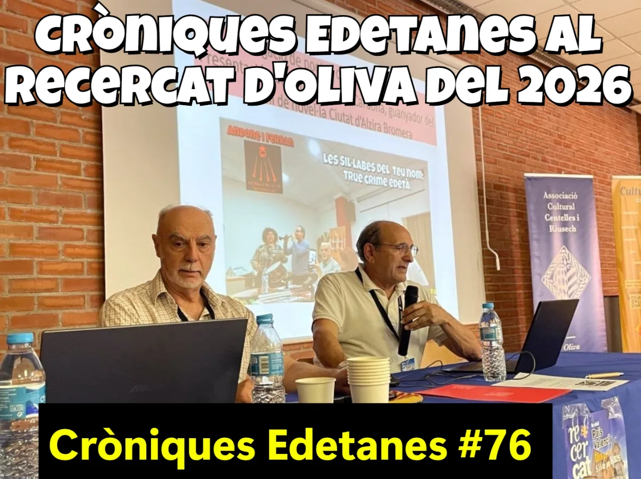Cròniques Edetanes presenta sus proyectos en las Jornadas Recercat de Oliva