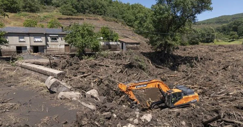 El alcalde de Viana presiona por la declaración de Zona de Emergencia tras graves daños
