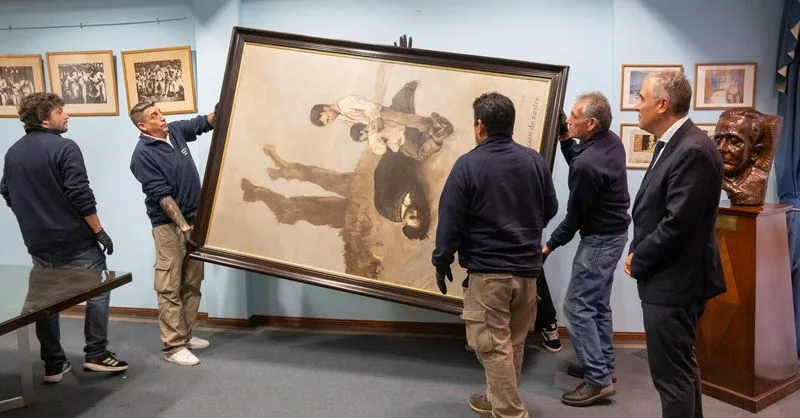 El emblemático cuadro de Castelao viaja desde Argentina hasta el Museo de Pontevedra
