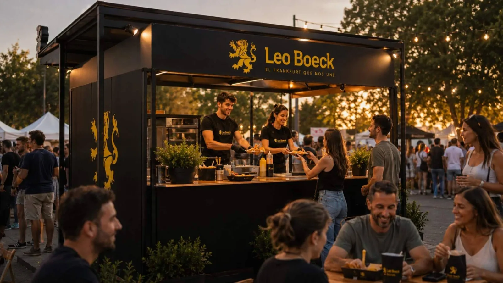 El frankfurt como símbolo de convivencia en eventos y ocio al aire libre