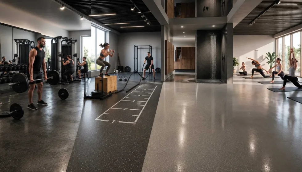 La elección del pavimento, clave para la rentabilidad y durabilidad de los gimnasios