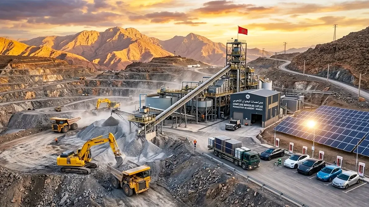 Marruecos domina la producción de plata en África y la región MENA por amplio margen