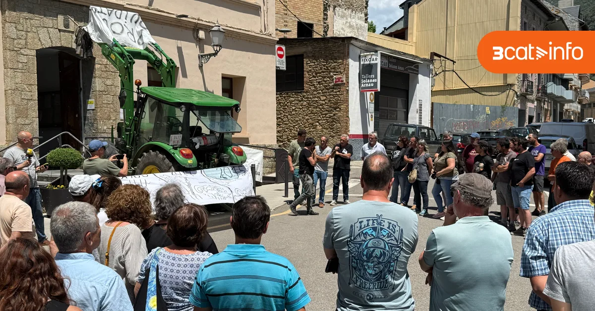 Más de 200 animales sacrificados por un brote de tuberculosis bovina en el Pallars generan protesta ganadera