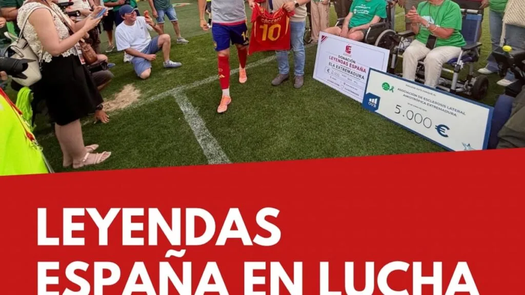 Partido solidario en Cáceres une deporte y lucha contra la esclerosis lateral amiotrófica