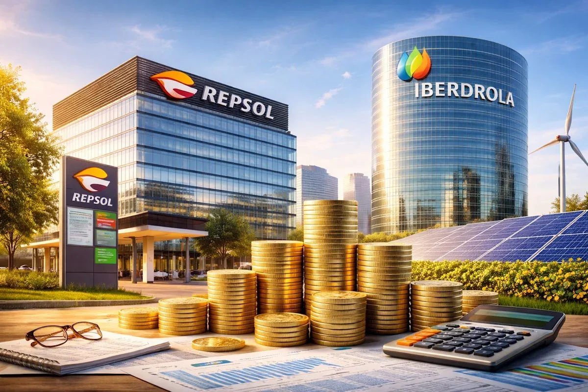 Repsol impulsa las pérdidas del sector energético en el Ibex 35 tras desplome del crudo