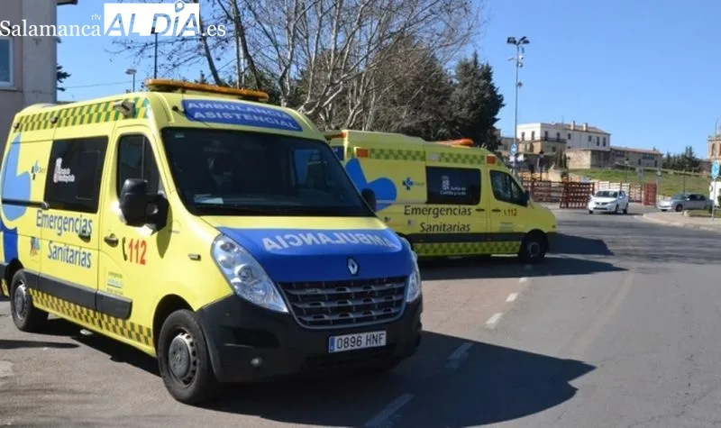 Un hombre resulta herido tras colisión frontal entre dos vehículos en la SA-605