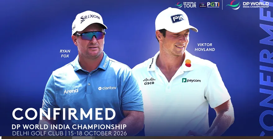 Viktor Hovland y Ryan Fox participarán en el DP World India Championship 2026