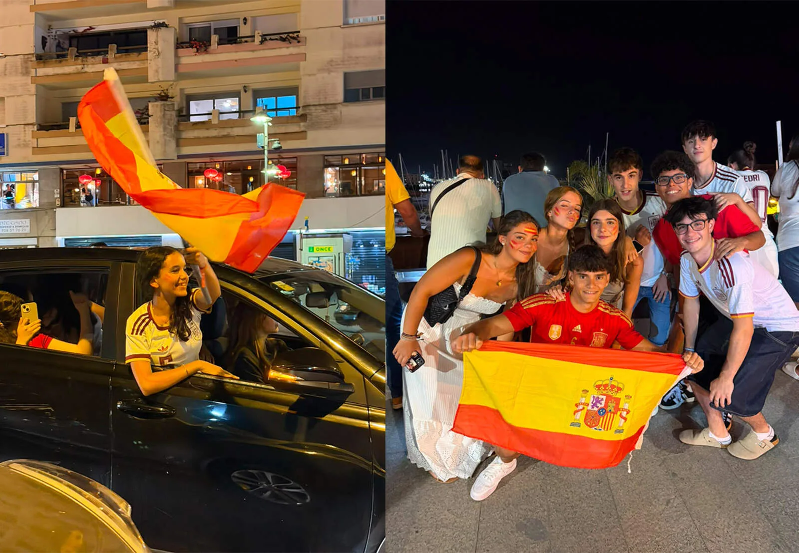 Ceuta celebra el pase de España a semifinales del Mundial y el gol de Mikel Merino