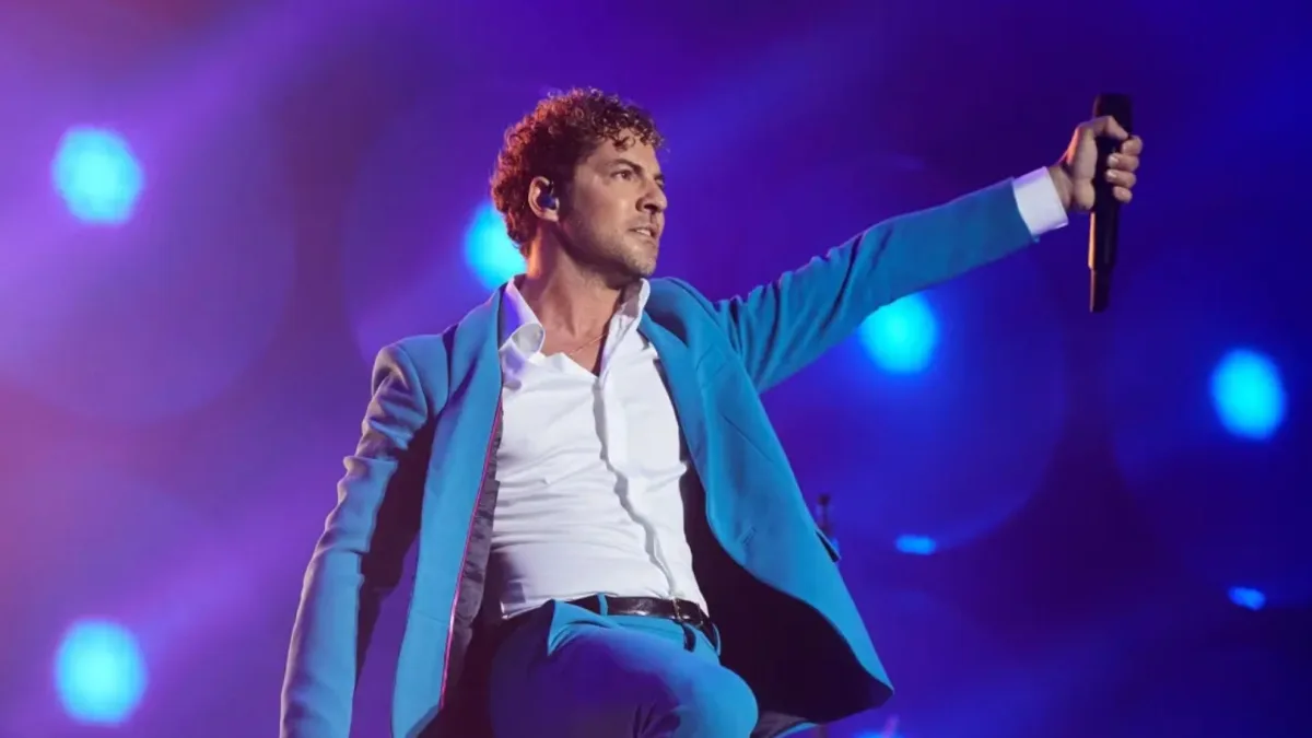 David Bisbal muestra su apoyo a las víctimas del incendio en Almería durante su concierto