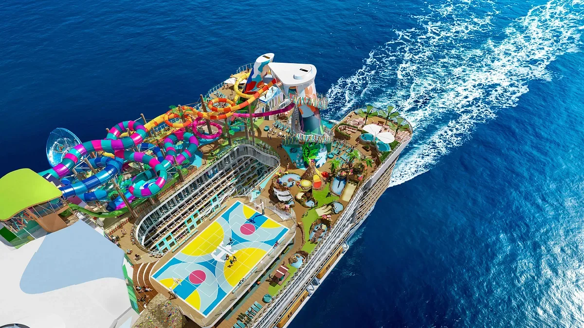 El Legend of the Seas, el crucero más grande con 28 restaurantes y parque acuático en alta mar