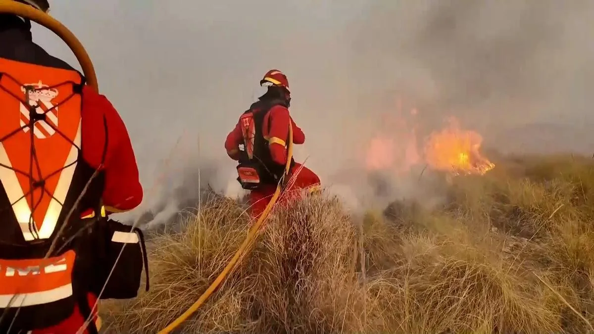 Factores que aceleraron la propagación del incendio forestal en Los Gallardos, Almería