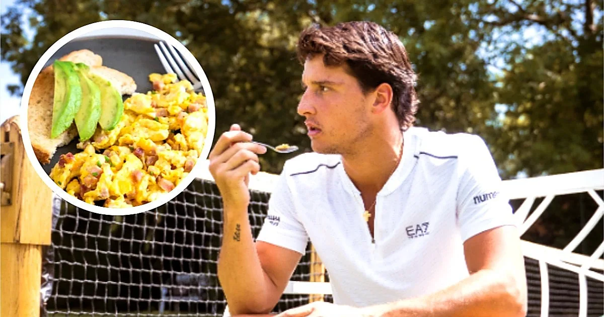 Luciano Darderi destaca el aguacate como clave para su rendimiento en el tenis profesional