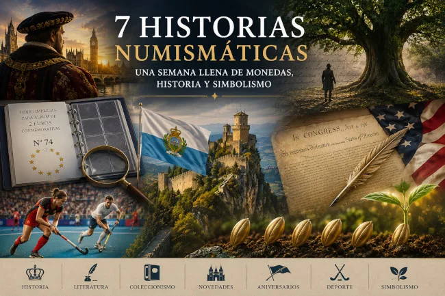 Siete novedades numismáticas que marcan esta semana en Europa y más allá